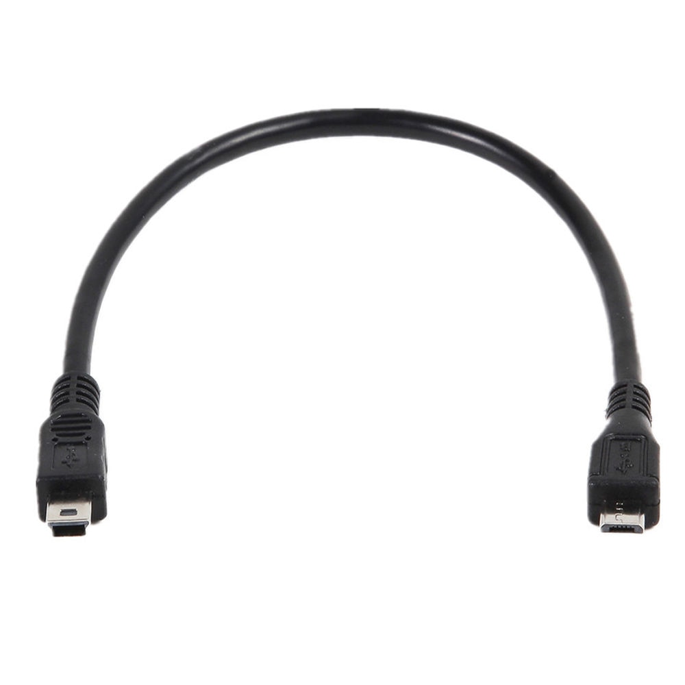 4&quot; 10cm Micro USB Type B male to mini USB Type B male Host OTG Adapter Cable