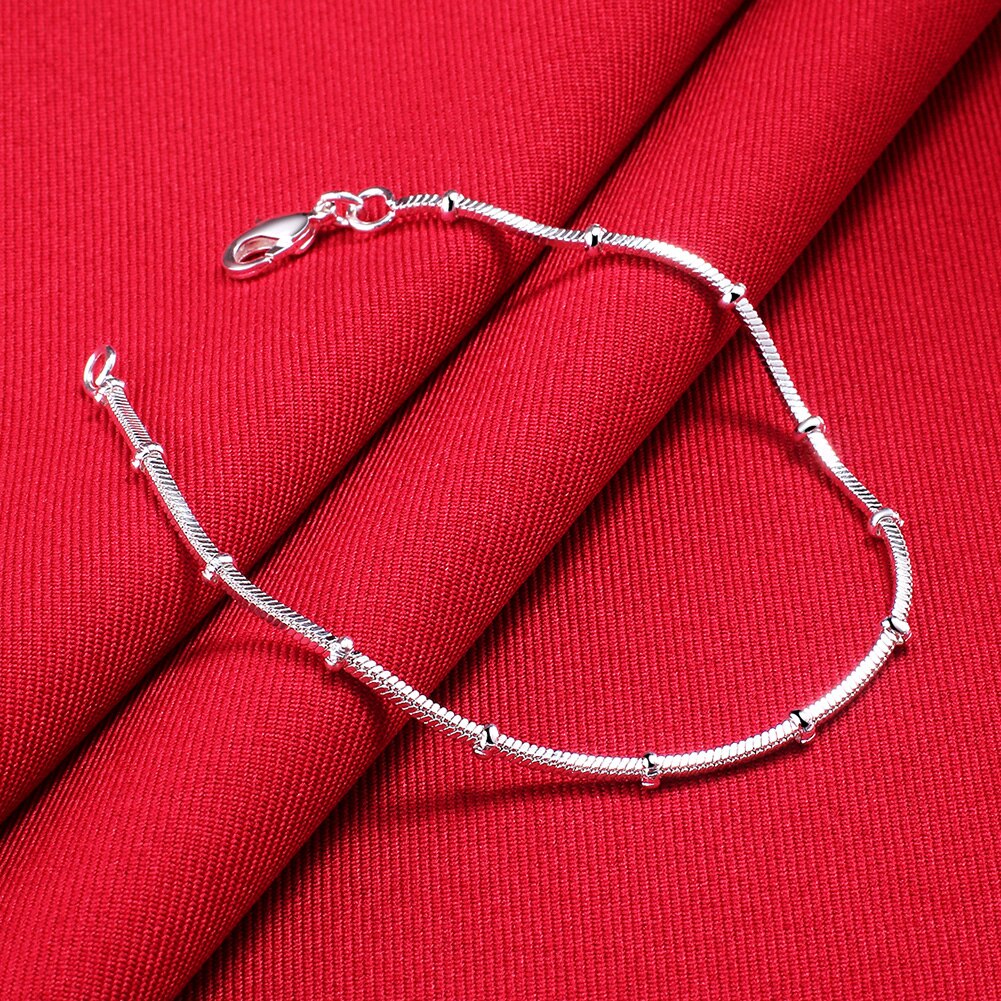 Noble mooie charm Snake chain zilver kleur armbanden voor vrouwen mannen bruiloft mode-sieraden kerstcadeaus
