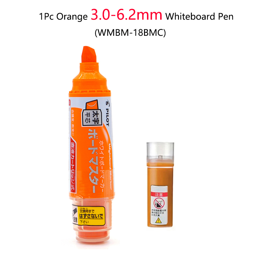 2pcs/lot Pilot Whiteboard Marker Ink or Exchangeable Ink-Bag Set, Water-borne Erasable Large Capacity V Board Master Mark Pens: WHITE