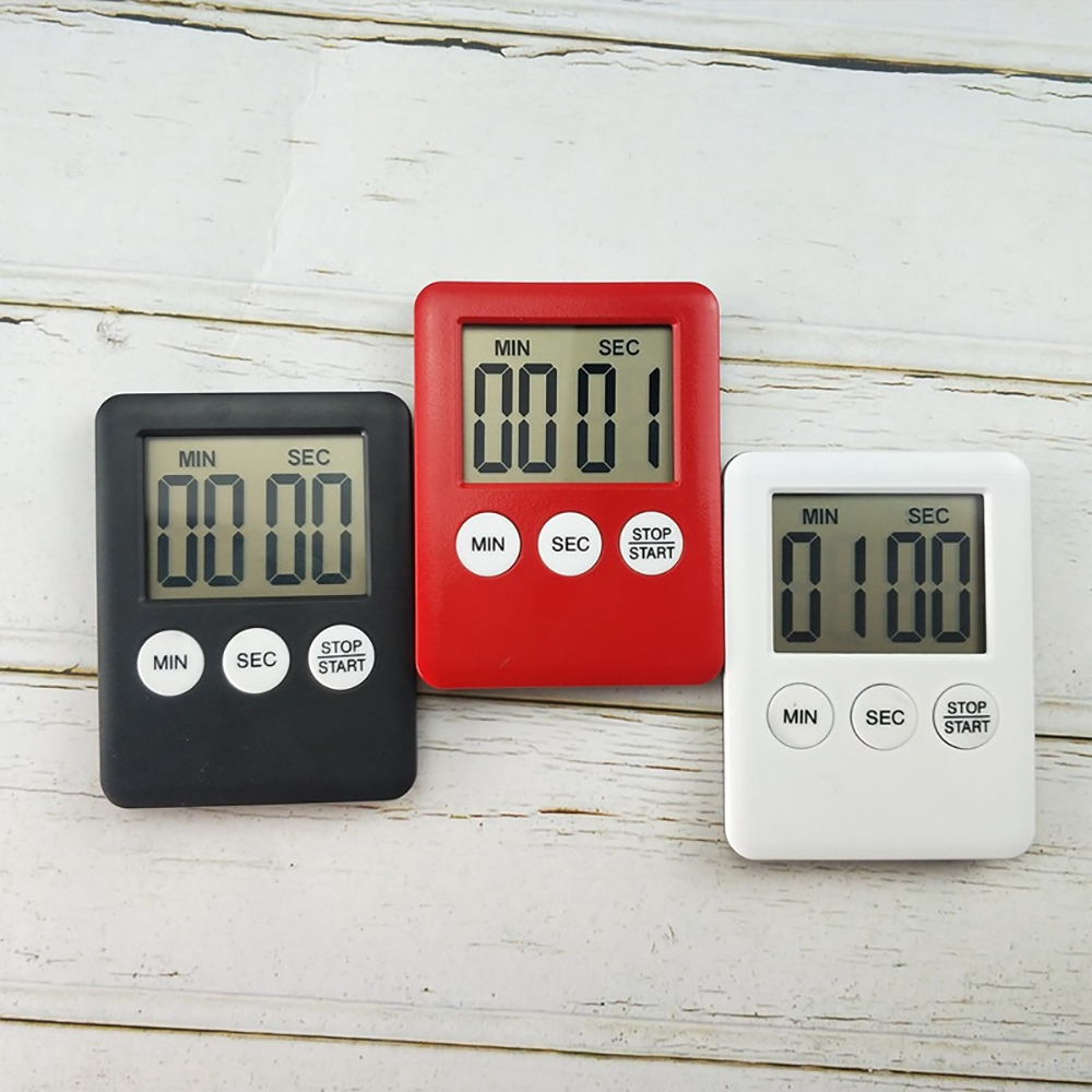Minuterie magnétique chronomètre de sommeil cuisine cuisson affichage LED numérique Minute deuxième compte à rebours compte à rebours oeufs bouillants minuterie