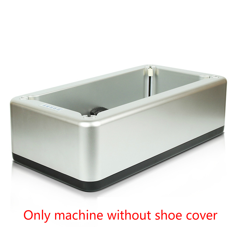 Automatic Shoe Cover Machine Intelligent Shoe Sleeve Tool Disposable Foot Cover Machine Shoe Film Device with shoe cover: Silver