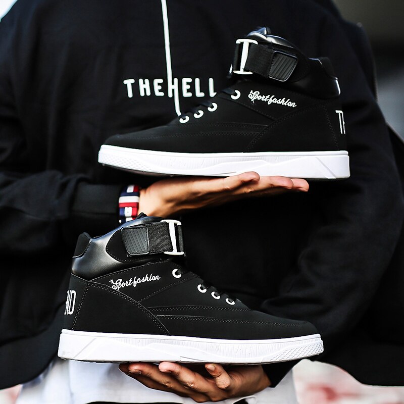 sneakers men high-top skate shoes Hard-Wearing leisure shoes Breathable sport shoes