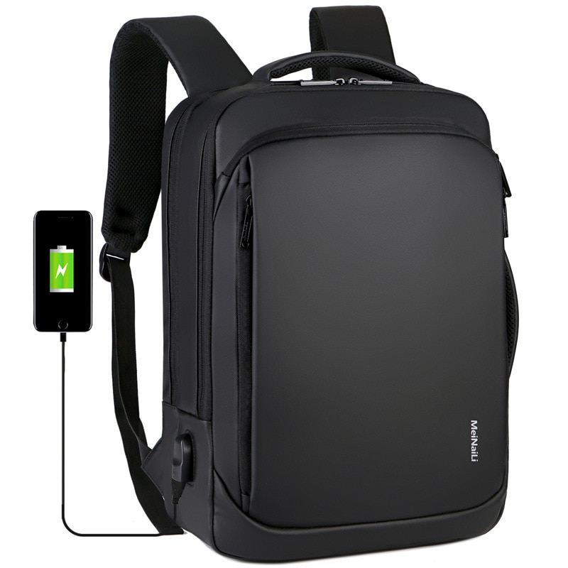 Suutoop masculino à prova d15 água 15.6 Polegada portátil mochila usb notebook mochila homem escola esporte saco de viagem mochila para o sexo masculino