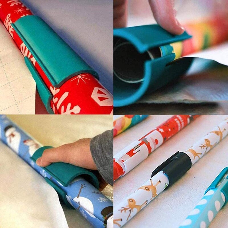 6PCS Christmas Paper Cutter Wrapping Paper Cutting Tool Paper Cutter Christmas Paper Cutter
