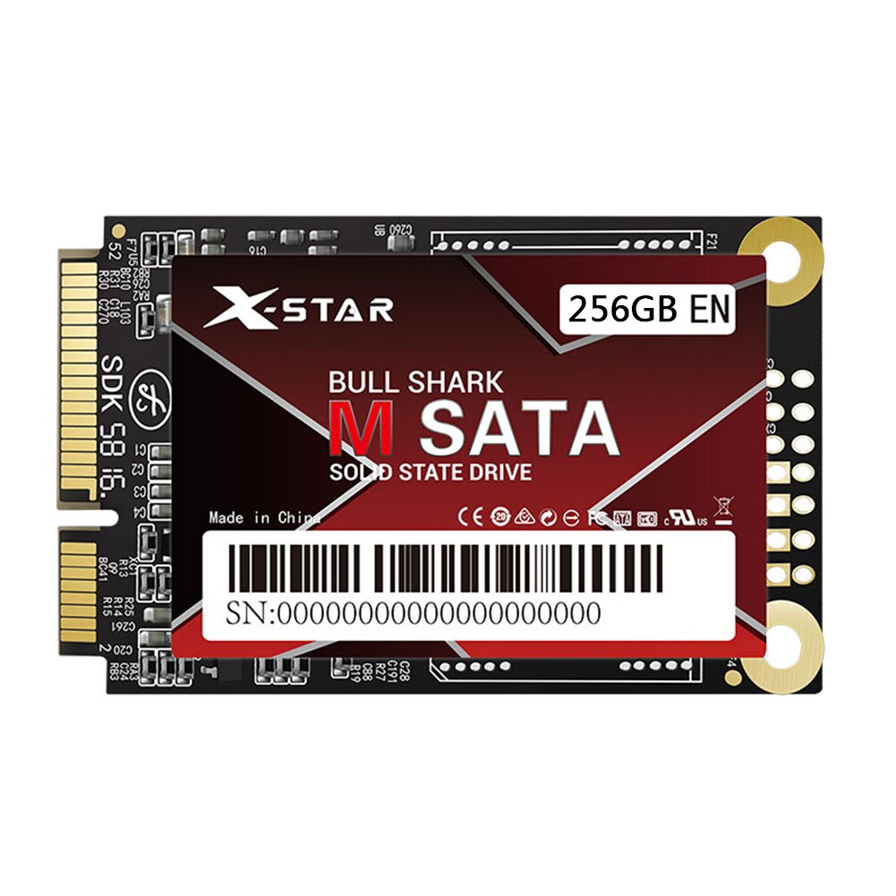 mSATA SSD HDD Internal Solid State Hard Drive for Laptop Notebook Server 16GB 32GB 64GB 128GB 256GB: 256GB