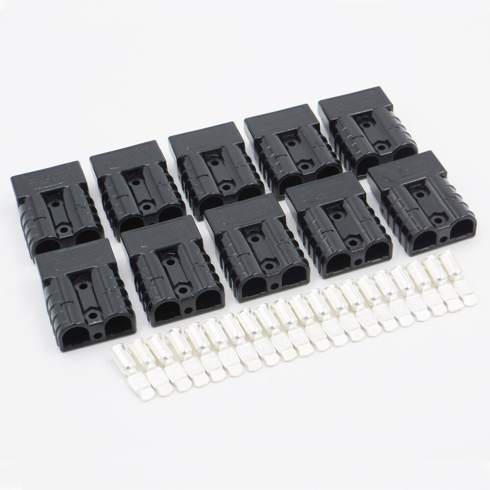 Conector de alimentación para batería de coche eléctrico, terminales de Cable UPS de CC 50A 120A 600V, 10 piezas X SB350 SB175 SB120 SB50, enchufe rápido SB50