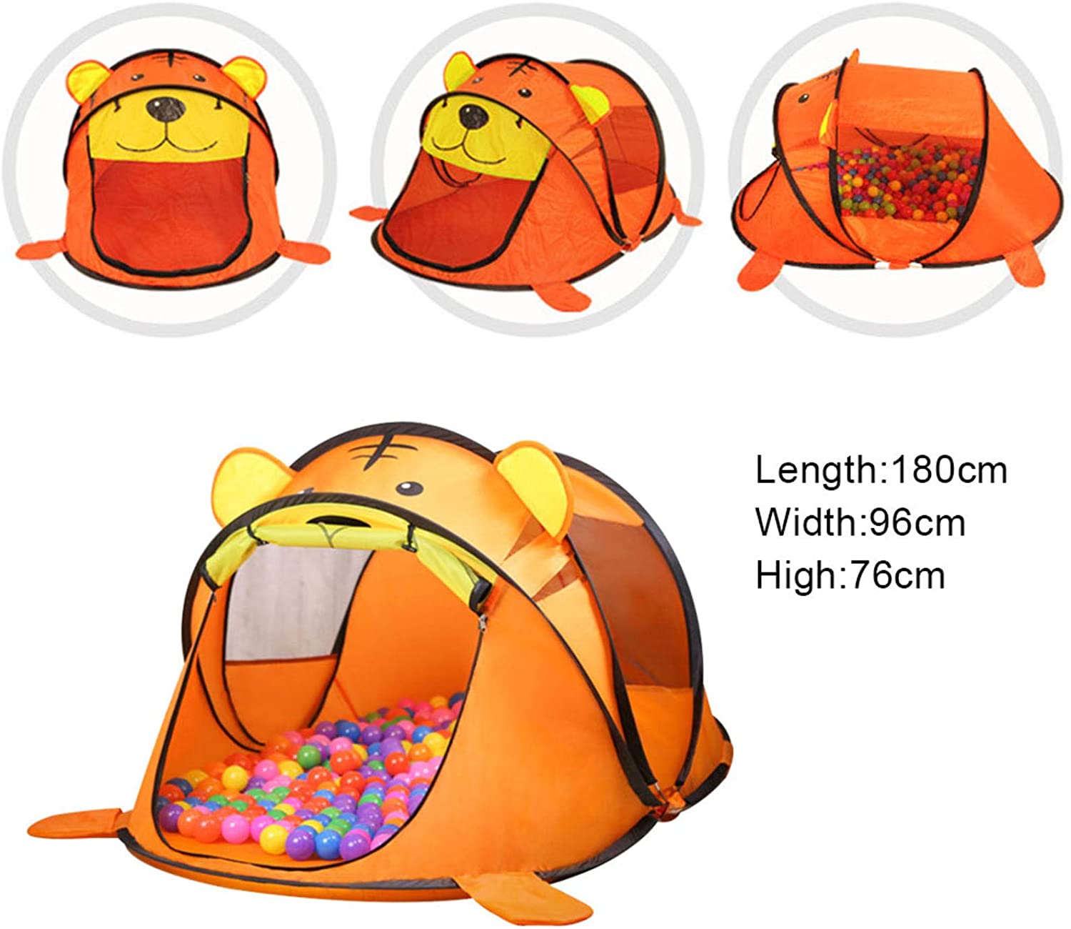 Children Outdoor Tent, Cartoon Bear Tiger Bear Panda Tent Beach Play Game House Play Kids Indoor Outdoor Child Toys Tent