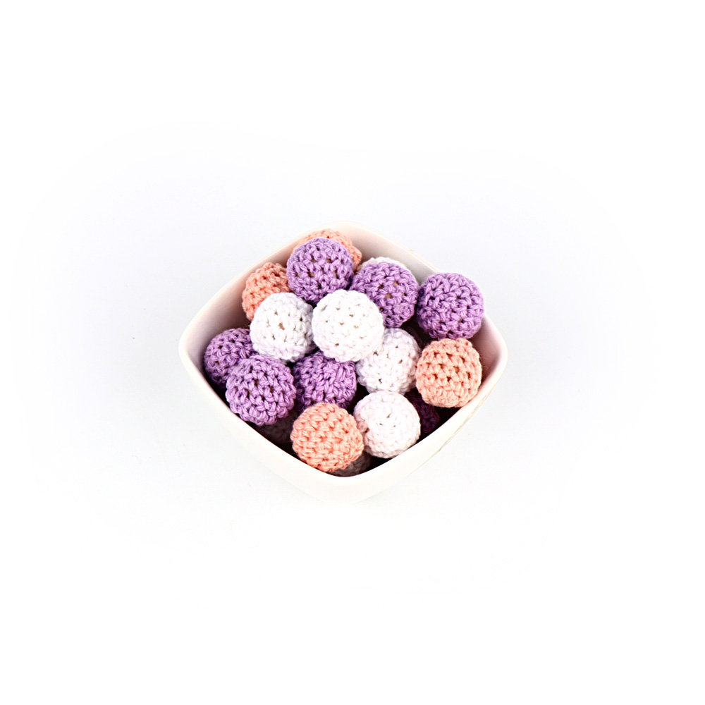Tyry .hu 30 st naturliga träpärlor runda 16mm tuggbara tand ammande virkade pärlor barnbitning bitring leksaker baby shower: F