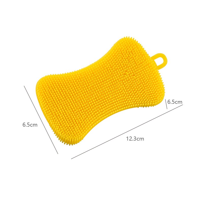 Multifunctional Silicone Brush Kitchen Dishwashing Sourcing Pad Decontamination Pot and Bowl Cleaning Brush Anti Table Mat: 4