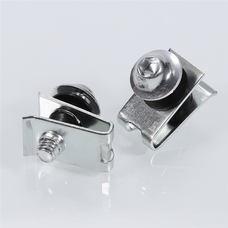 10 Uds. Tornillos de aluminio para motocicleta M5, tornillos de sujeción, Tuercas de resorte, accesorios para motocicletas, tuercas y pernos metálicos para camiones y automóviles