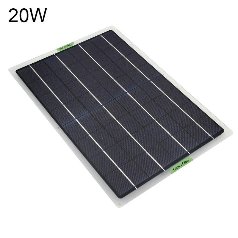 5W/10W/20W solar panel 12V/5V solar cell phone car battery charger trickle L8O5