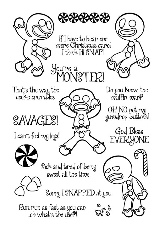 Gingerbread Man/Transparant Clear Stempels Voor Diy Scrapbooking/Card Making/Kids Kerst Fun Decoratie Benodigdheden