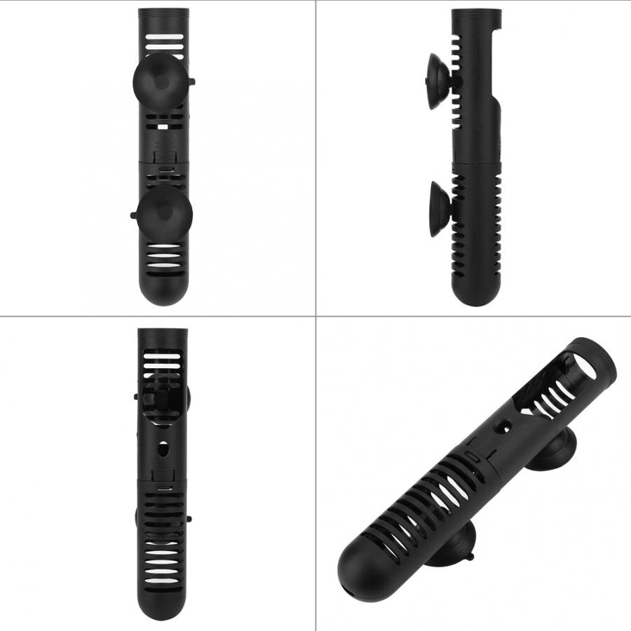Aquarium Fish Tank Heater Protective Case Detachable Thermostatic Heating Rod Cover w/ Suction Cups Fish Tank Aquarium Accessory