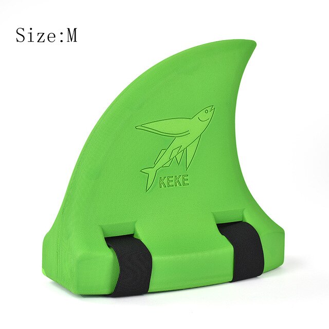 Aletas de natación EVA para niños y adultos, flotantes, flotantes para la piscina, ayuda para nadar, deportes acuáticos: green M