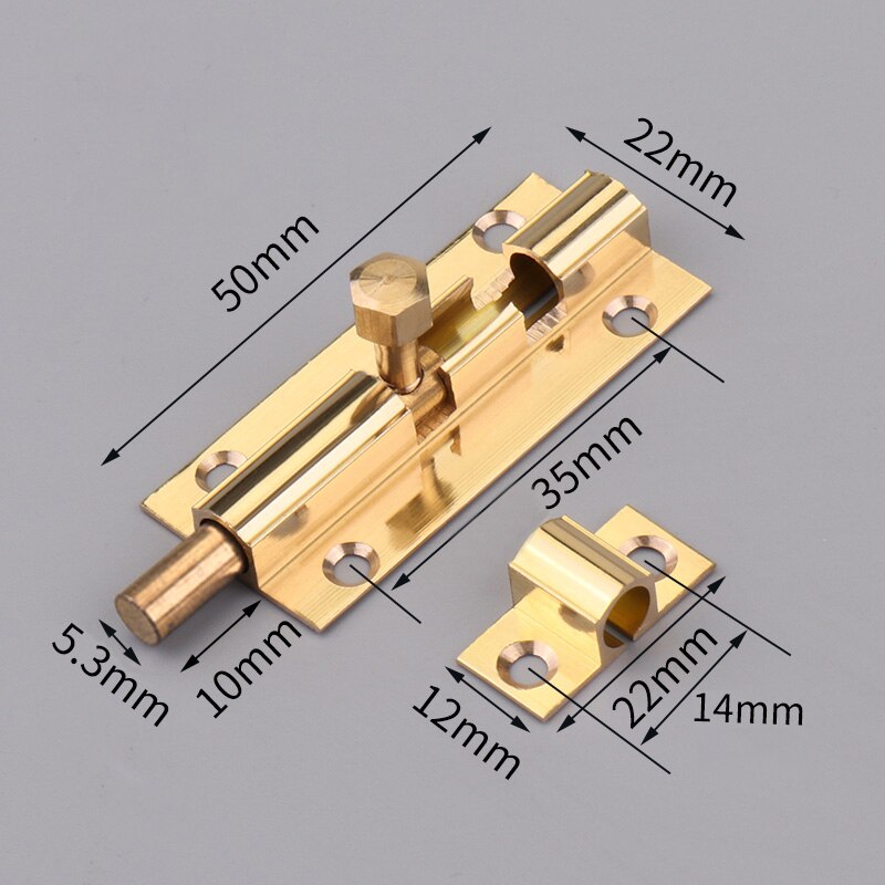 BETOCI Pure copper latch door lock lock bolt door latch old-fashioned wooden door window retro small latch lock latch hardware: 2 inch