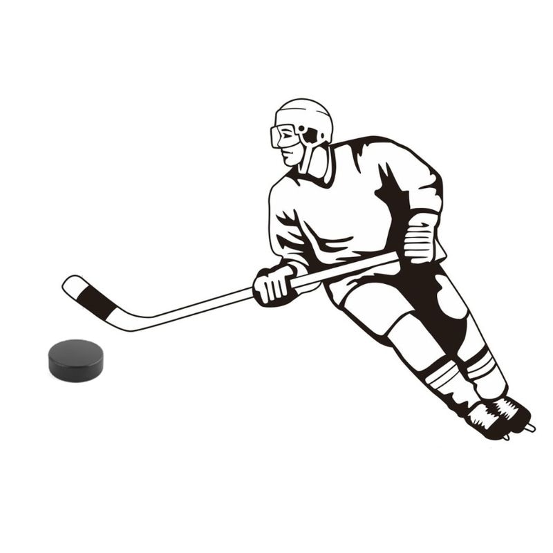 Sport klassisk sort ishockey konkurrence træning gummipuck