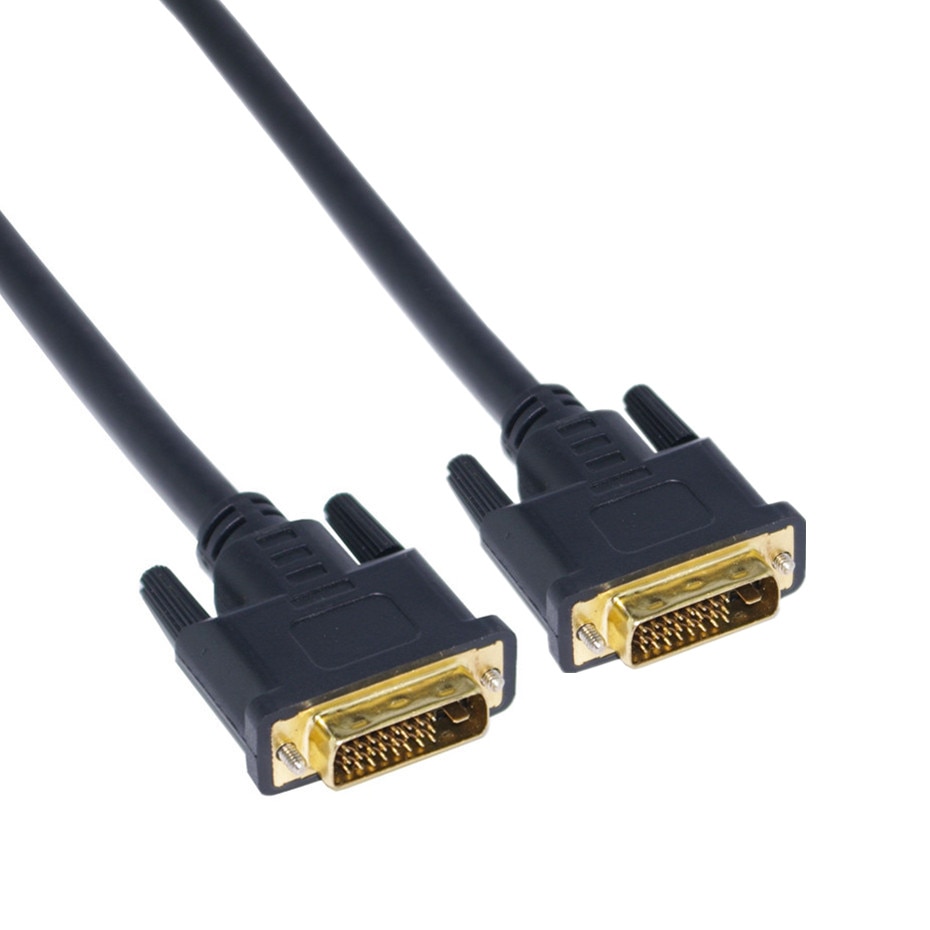 DVI Cable DVI-D to DVI 24+1 Male to Male / Female Dual Link DVI-D Monitor Cable for PC HDTV Porjector 0.5M