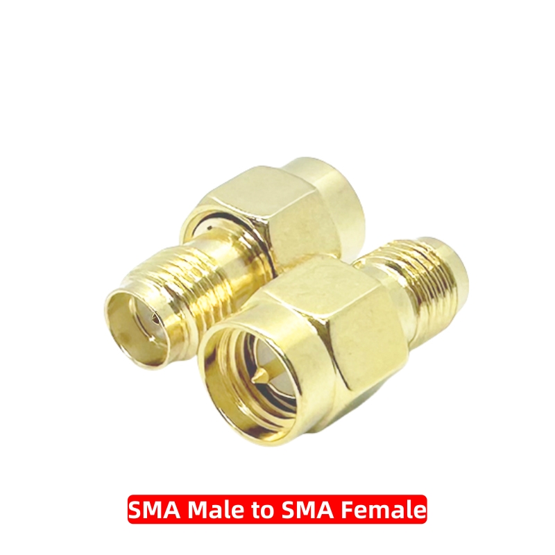Sma Mannelijke Vrouwelijke Adapter Kit Straight Sma Mannelijke Vrouw RP-SMA Vrouwelijke Coax Connector Voor Radio Wifi Antenne Verlengkabel: Army Green