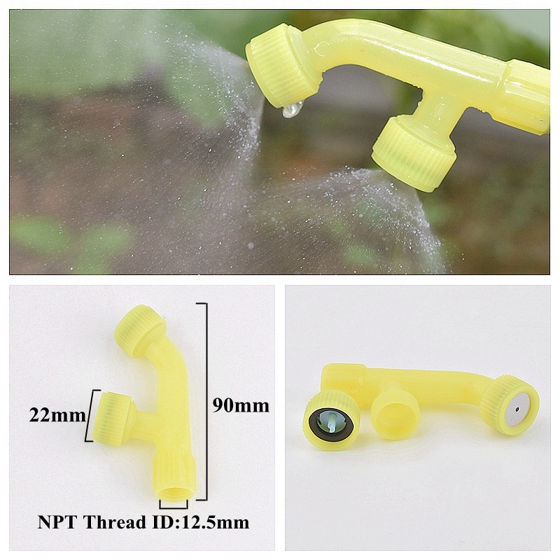 2 Stuks Landbouw Verstelbare Sproeimodus Verstuifspuit Mondstuk Tuin Gazon Irrigatie Handdruk Pesticide Spuitmond Spuitmond: Bordeaux