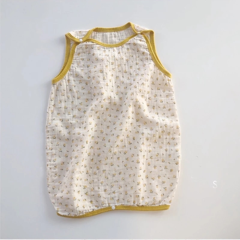 Zomer Koreaanse Baby Baby Slaapzakken Peuter Jongen Meisje Polk Dot Slapen Deken Katoen Bloemen Slaapzak Voor Babie