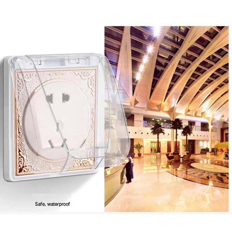 Waterproof Switch Box Universal Waterproof Type Wall Socket Plate Panel Switch Box Cover Prote