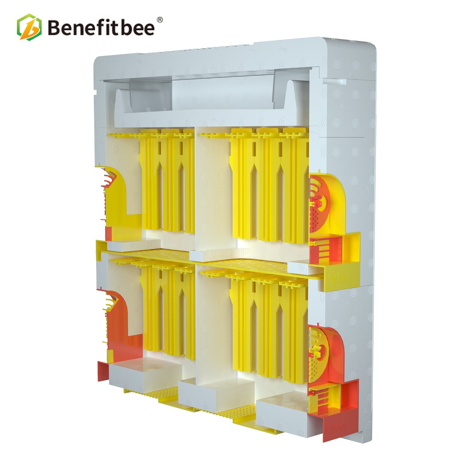 Brand Multi-Functional Queen Bee Hive Plastic Foam Material Double Box Queen Rearing Beehive Beekeeping Tool Bee Nest