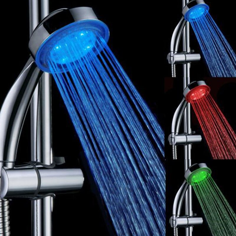 Chuveiro de led com 7 cores, chuveiro de led com c... – Grandado