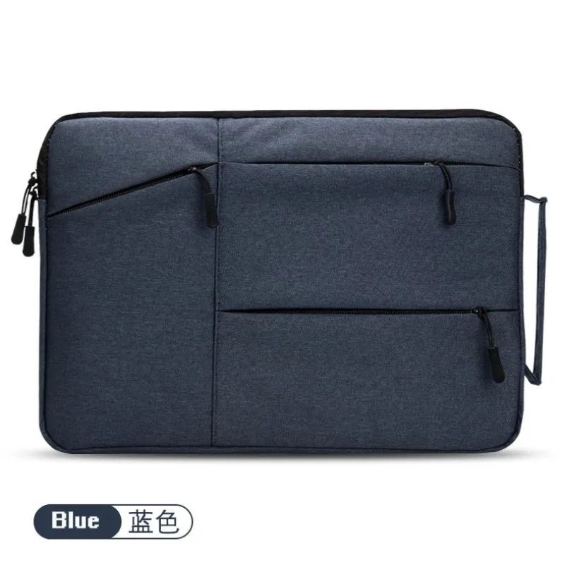 Przenośna torba na laptopa 14, 15,6 cala dla Macbooka Huawei Xiaomi Redmi Mac book M1 Akcesoria do notebooków Pokrowiec na laptopa: 14" / Ciemnoniebieski