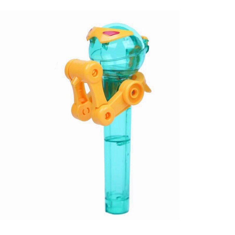 Funny Personality Toy Cool Lollipop Robot Lollipop Holder Decompression Toys for Children Decompression Candy Dustproof: TOY160-2