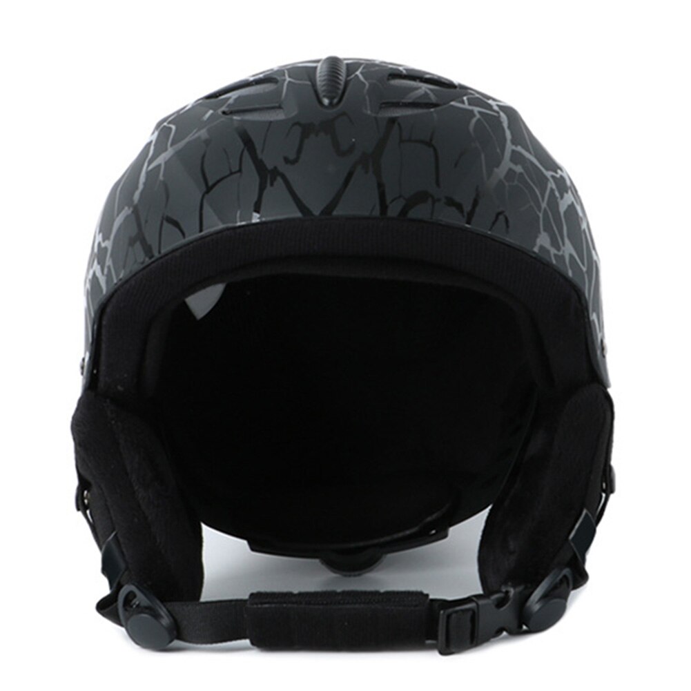 Enfants Ski casque sécurité demi couvert Anti choc intégralement moulé réglable Snowboard respirant extérieur boucles Sports