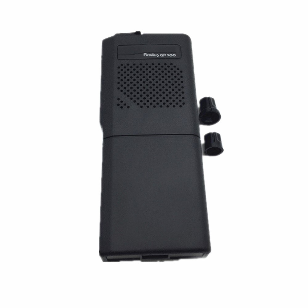 2 pezzi custodia di riparazione nera custodia Cover anteriore Shell + manopola per Motorola GP300 Radio portatile Walkie Talkie accessori