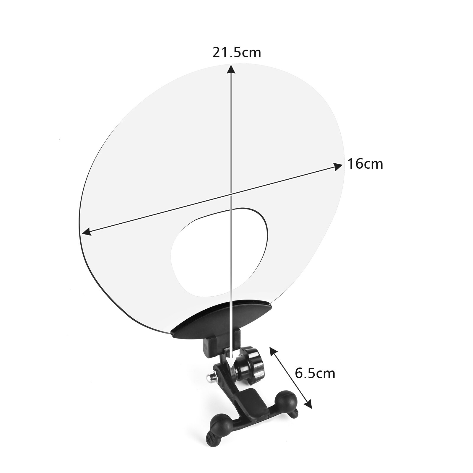 Plastic Saxofoon Deflector Geluid Deflector Shield Met Mute &amp; Weerspiegelen Geluid Functies Voor Wind Instrument