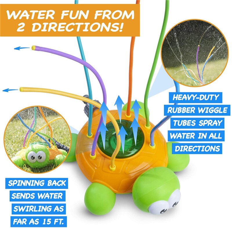 Summer Cool Fun Bath Toys Ball Water Squirting Sprinkler Baby Bath Shower Kids Toys Garden Lawn Water Park