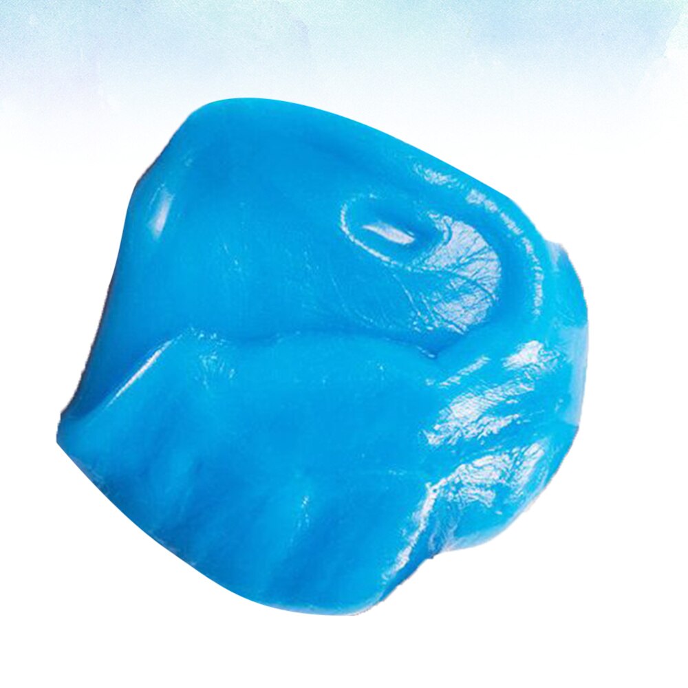 Arcilla limpiadora de barro para coche, herramienta de limpieza de polvo reutilizable para teclado de ordenador de casa al aire libre, color azul