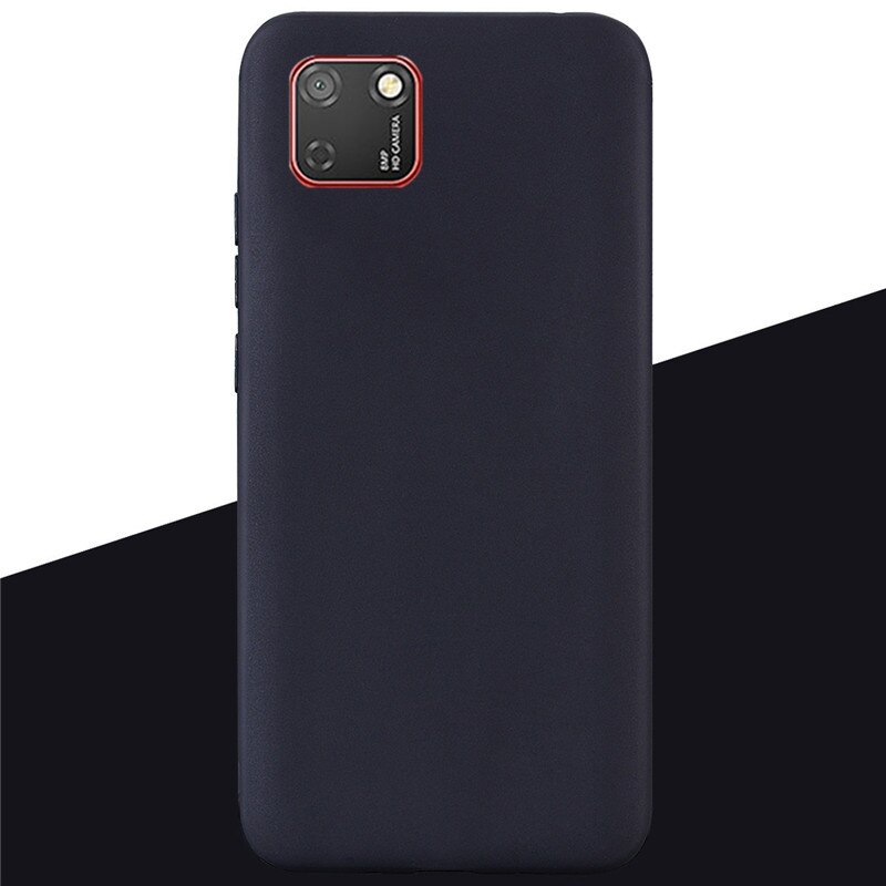 Soft Silicone Case For Huawei Y5p DRA-LX9 Case Silicone Back Cover Y5 p Phone Case For Huawei Y5P 5.45 Cover Coque Shell: 1 Black