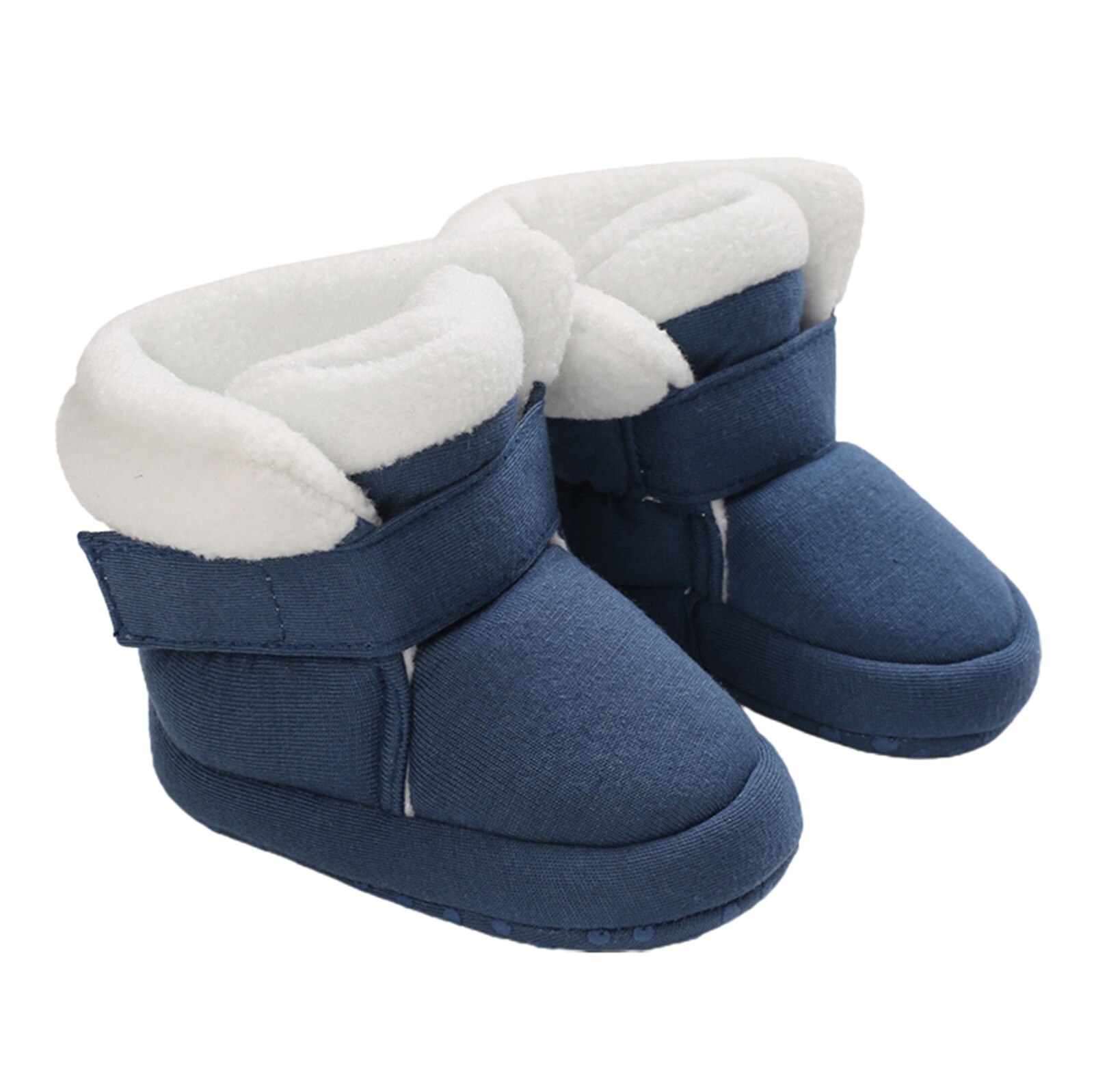 Baby Mädchen Schnee Schuhe Winter Stiefel Baby Pelzigen Plüsch Warme Winter Schuhe Kleinkind Baumwolle Schuhe Prewalker 0-18M: B / 7-12 Monate