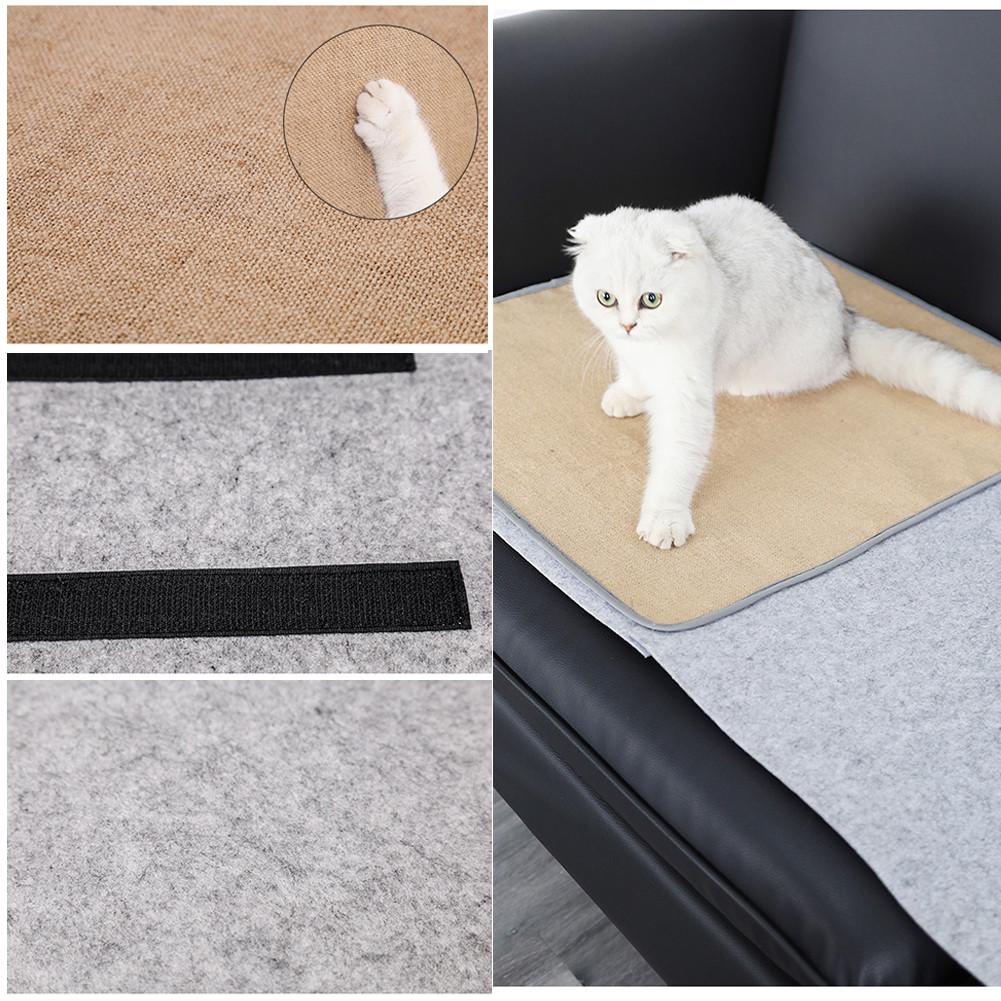 Rascador para gatos Natural de Sisal, protección para sofá, Alfombra de juguete para gatos, muebles para casa, antiarañazos, rascador para mascotas, poste para rascar