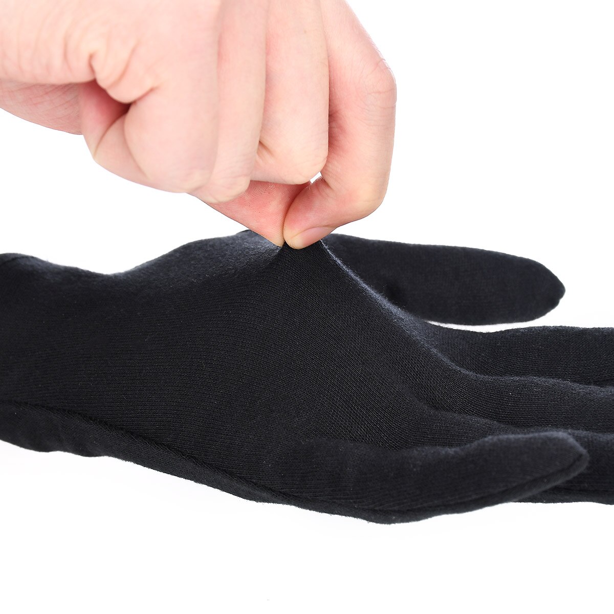 4/2/1Pairs Women Men Gloves Black White Etiquette Thin Gloves Stretch Sunscreen Gloves Dance Tight Jewelry Gloves Driving Gloves