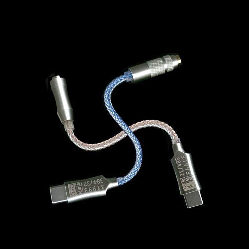 Conexant CX31993 Dongle Type C to 2.5mm/3.5mm/4.4mm DAC Headphone Amp SNR128dB PCM 32b/384kHz For Android Windows10 phone call