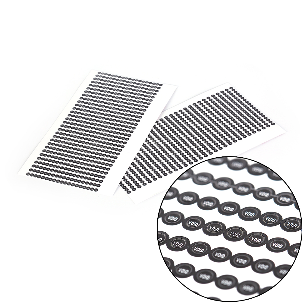 1000pcs/lot Round 2.5mm void sticker Warranty "void" if seal broken or removed sealing label