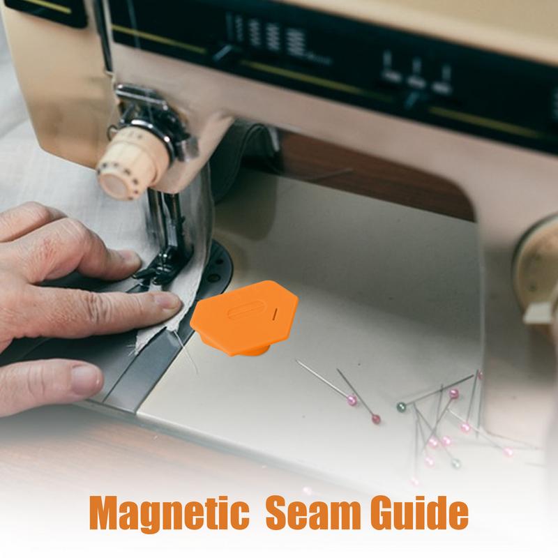 Guide Magnétique Pour Machine à Coudre - Aide à Coudre Droit Ou En Cercle, Fixation Aimantée Puissante