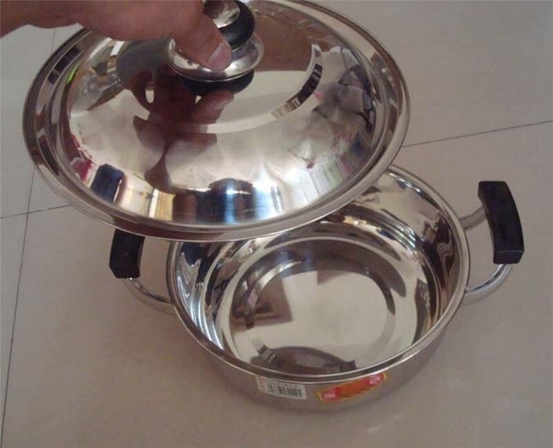 Stainless steel Soup pot Nonmagnetic Cooking Multi-purpose Cookware Non stick Pan general use kitchen big japanese cooking pot