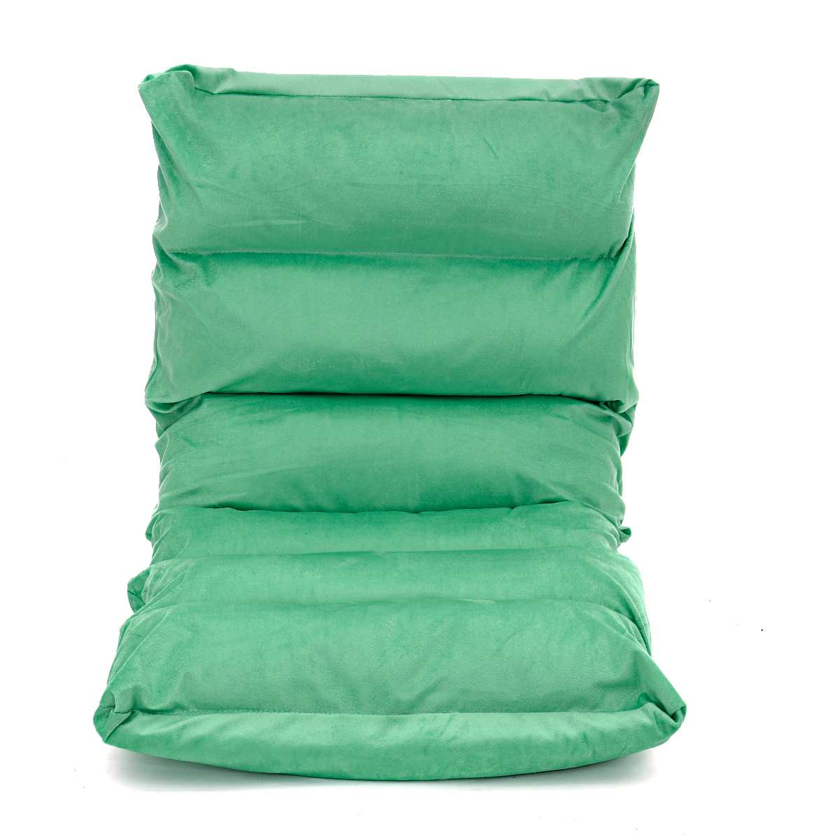 Chaise de sol japonaise pliable et réglable, canapé paresseux de jeu, chaise longue rembourrée, inclinable et souple avec Support de dossier: Green