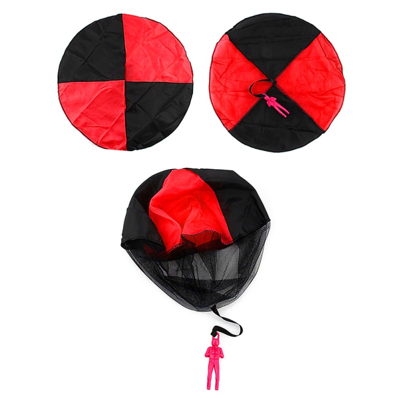 Kids Hand Gooien Kleurrijke Parachute Speelgoed Soldaat Outdoor Sport Kinderen Educatief Speelgoed: R