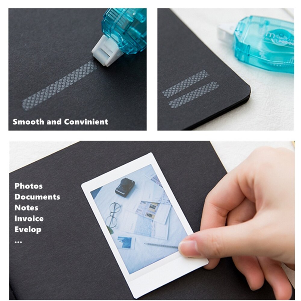 DELI Adhesive Roller Tape Glue 6mm*8m Student Double Sided Tape Strong StickySchool Office Stationery