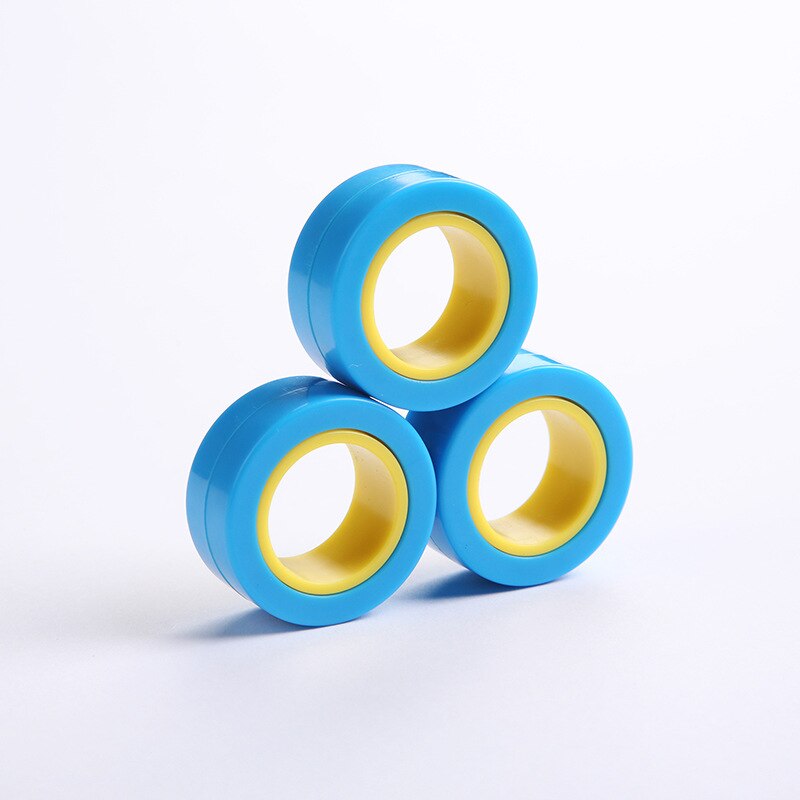 ZK22 Dekompression Spielzeug Roller Finger Ring Gyro Fingertip Gyro Magnetische Finger Gyro Magnetische Armband Ring Dekompression Artefakt: G
