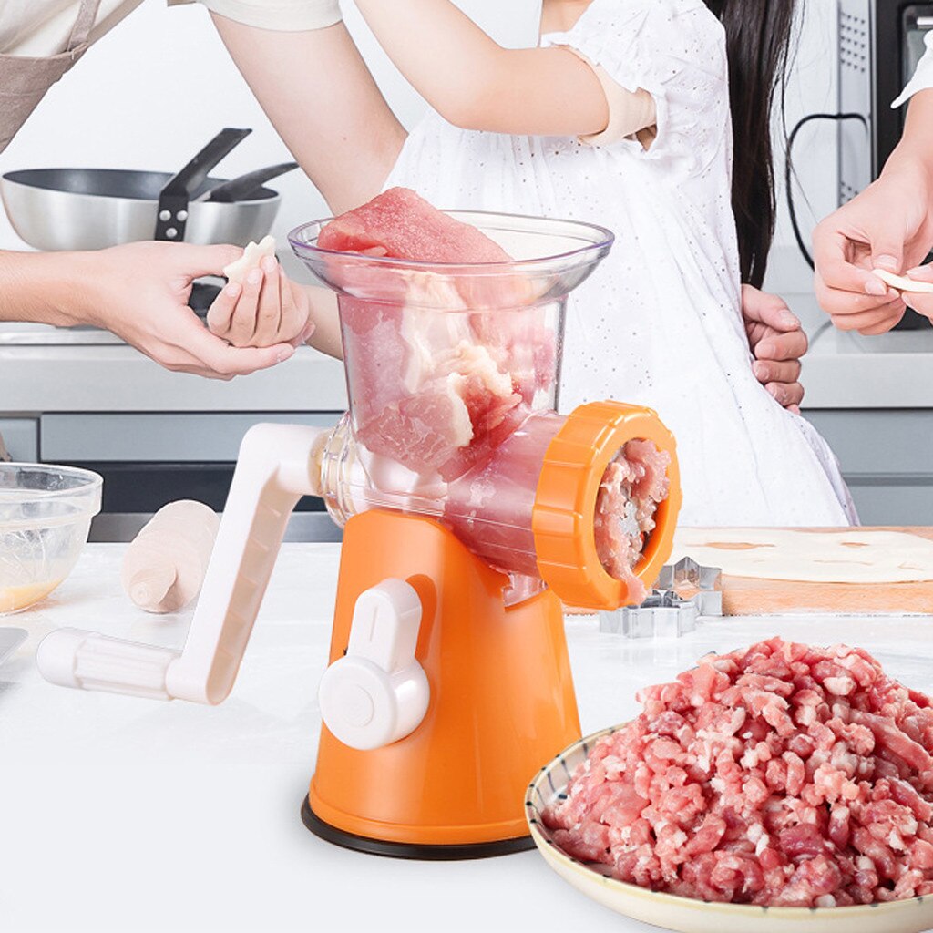 Krachtige Handmatige Vleesmolen Multifunctionele Handleiding Voedsel Cutter Processor Blender Thuis Keuken Hand-Aangedreven Chopper