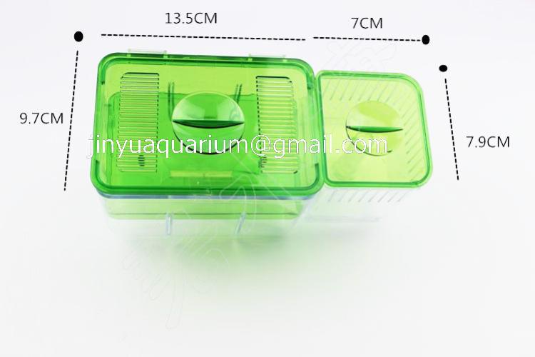 Hatch guppy baby vis aparte doos dubbele set Aquarium kleine vis scheiding box visteelt doos