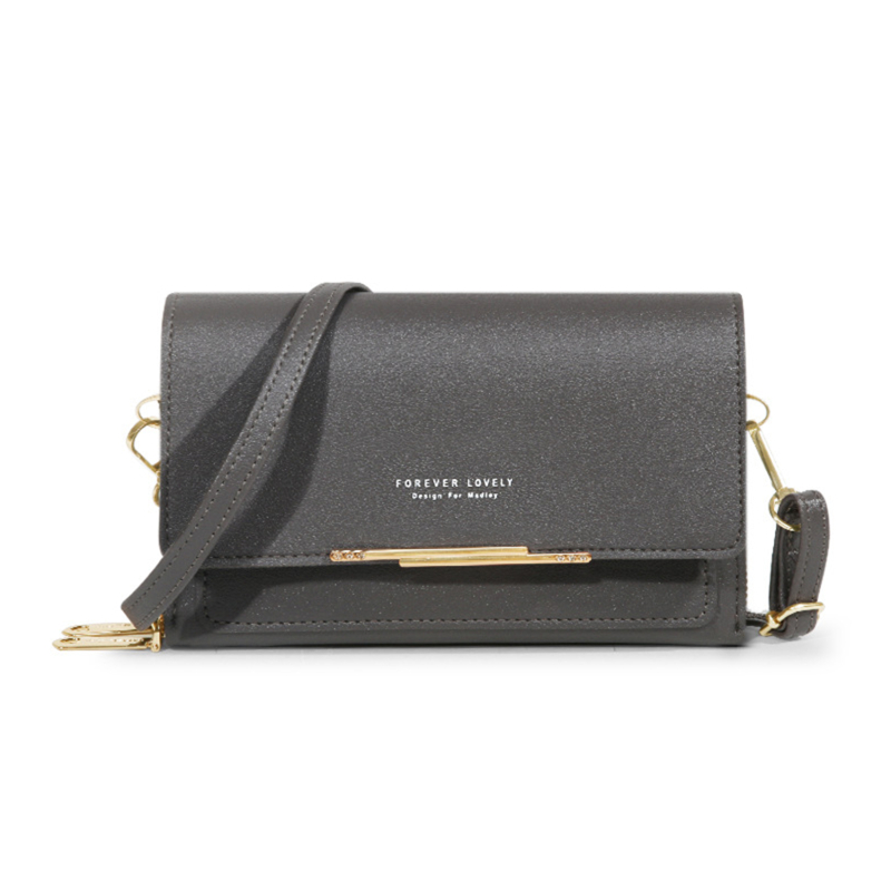 Women's Wallet Korean Handbag Multi Card Large Capacity Casual Shoulder Bag Mobile Phone Packet Style: green