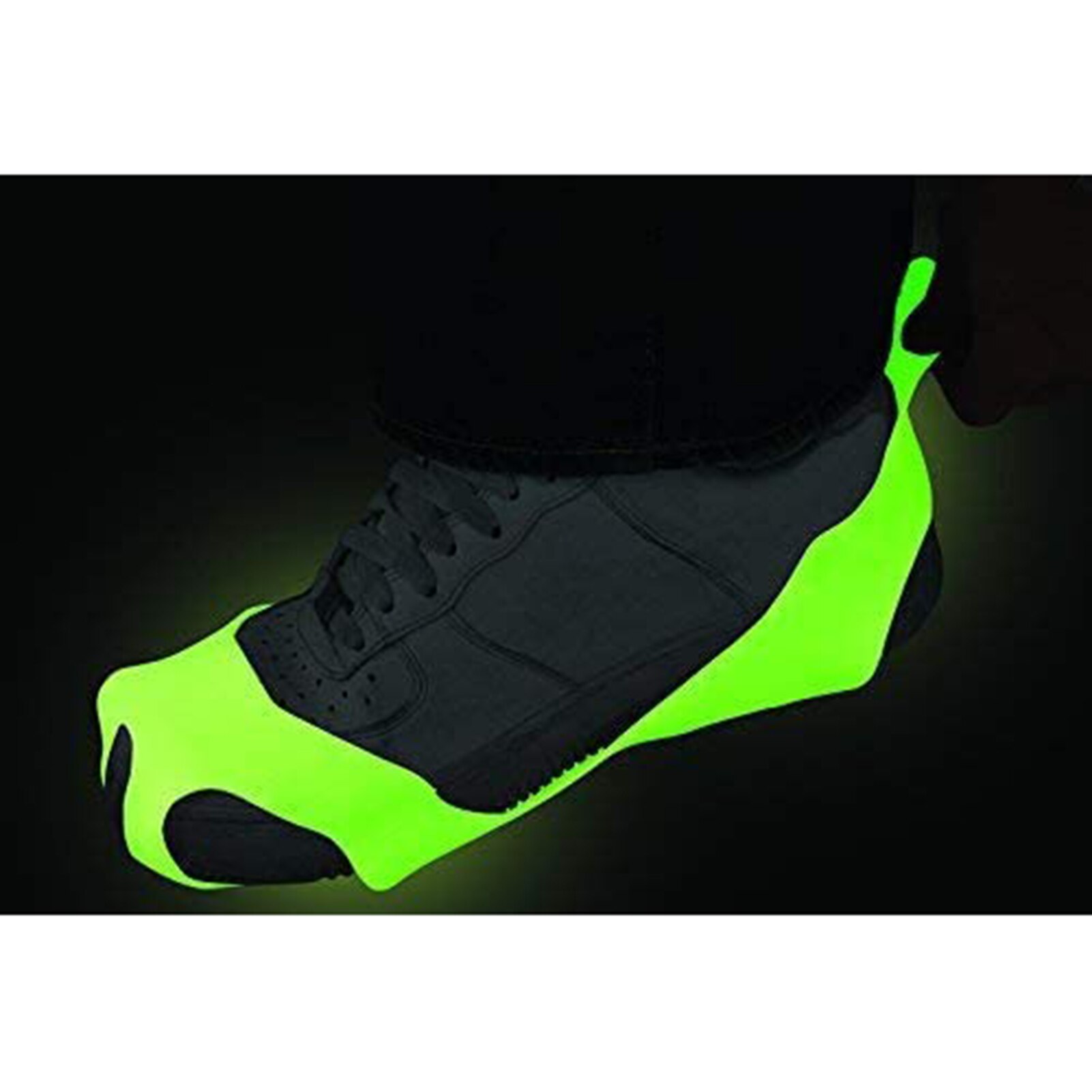 Ice Cleats Ice Grip Snow Grippers Anti Slip for Shoes and Boots Rubber Spikes Crampons with 6 Steel Studs Cleats DSA1